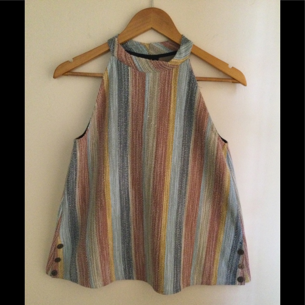 Fun multi colored summer top